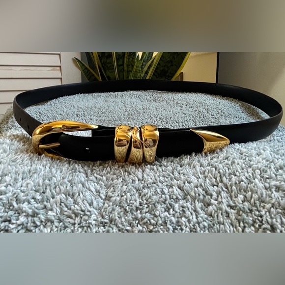 NWOT Madewell Triple Metal Keeper Belt Plastic tab is there but no price tag - Picture 4 of 5